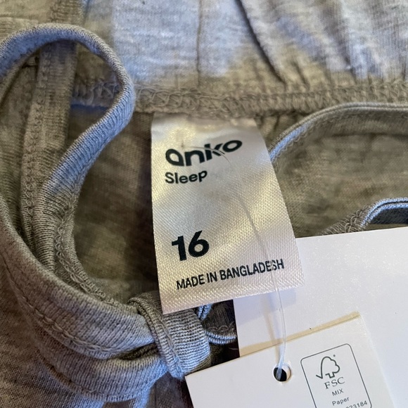 Ladies Pale Grey Lounge/Sleep Pants - Picture 3 of 3